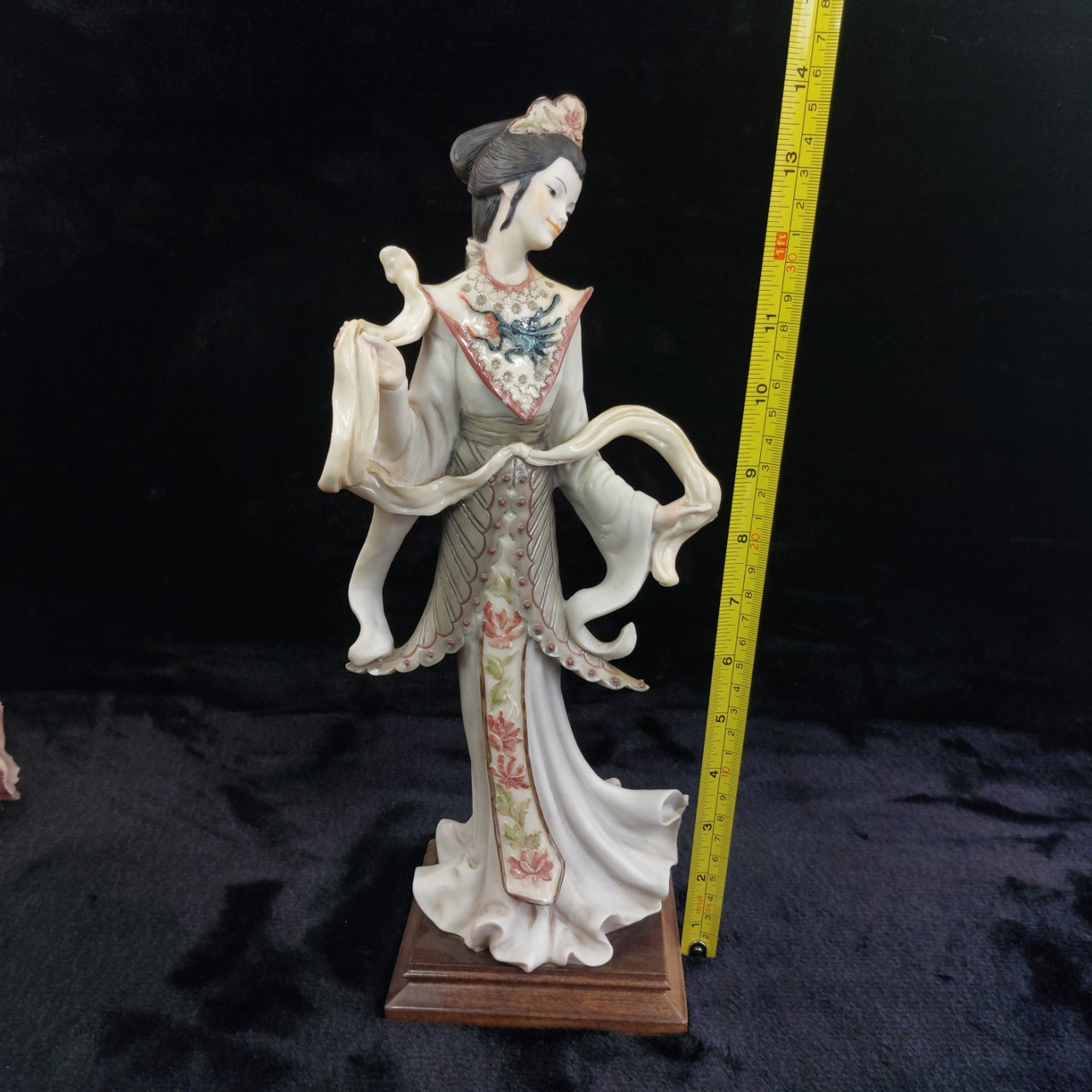 Capodimonte E. Belcari 40cm Geisha Figurine 1988 Goddess Style decor  see pics14