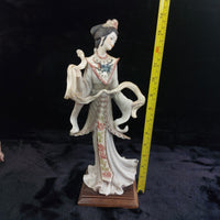 Thumbnail for Capodimonte E. Belcari 40cm Geisha Figurine 1988 Goddess Style decor  see pics14