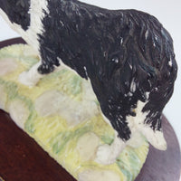 Thumbnail for Leonardo Collection Border Collie Dog Figurine 3.25 Collectable 1993 Resin, Wood6