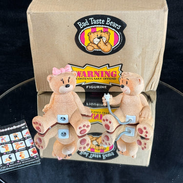 Bad Taste Bears AC/DC Plug-In Figurines Duo Set Peter Underhill Funny Decor Gift0