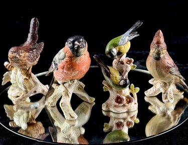 4 Goebel Vintage Bird Figurines 1960s W Germany  Porcelain Lot Marked see pics.1