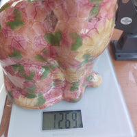 Thumbnail for Rose Park Cat Pair Good Floral Crackle Glaze 8.5