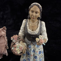 Thumbnail for Rare Castagna Florence Figurine Flower Seller - Signed Italy see pics15