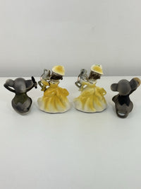 Thumbnail for Vintage Korea Figurines Girl with Cat & Mice Set Hand Painted Ceramic 1950s9