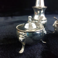 Thumbnail for England Silver Plated Condiment Set 4.5
