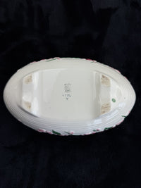 Thumbnail for decor Maling Ware 4586 Dogwood Planter/Trough & Small Bowl - Pink Floral Large9