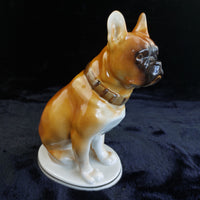 Thumbnail for LFZ USSR Bulldog Figurine Porcelain Dog 8.5