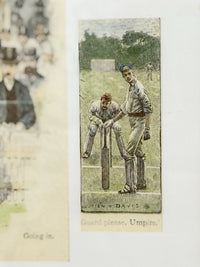 Thumbnail for Lucien Davis The Critics Cricket Print Framed 19thC Humour & Technique Scenes5