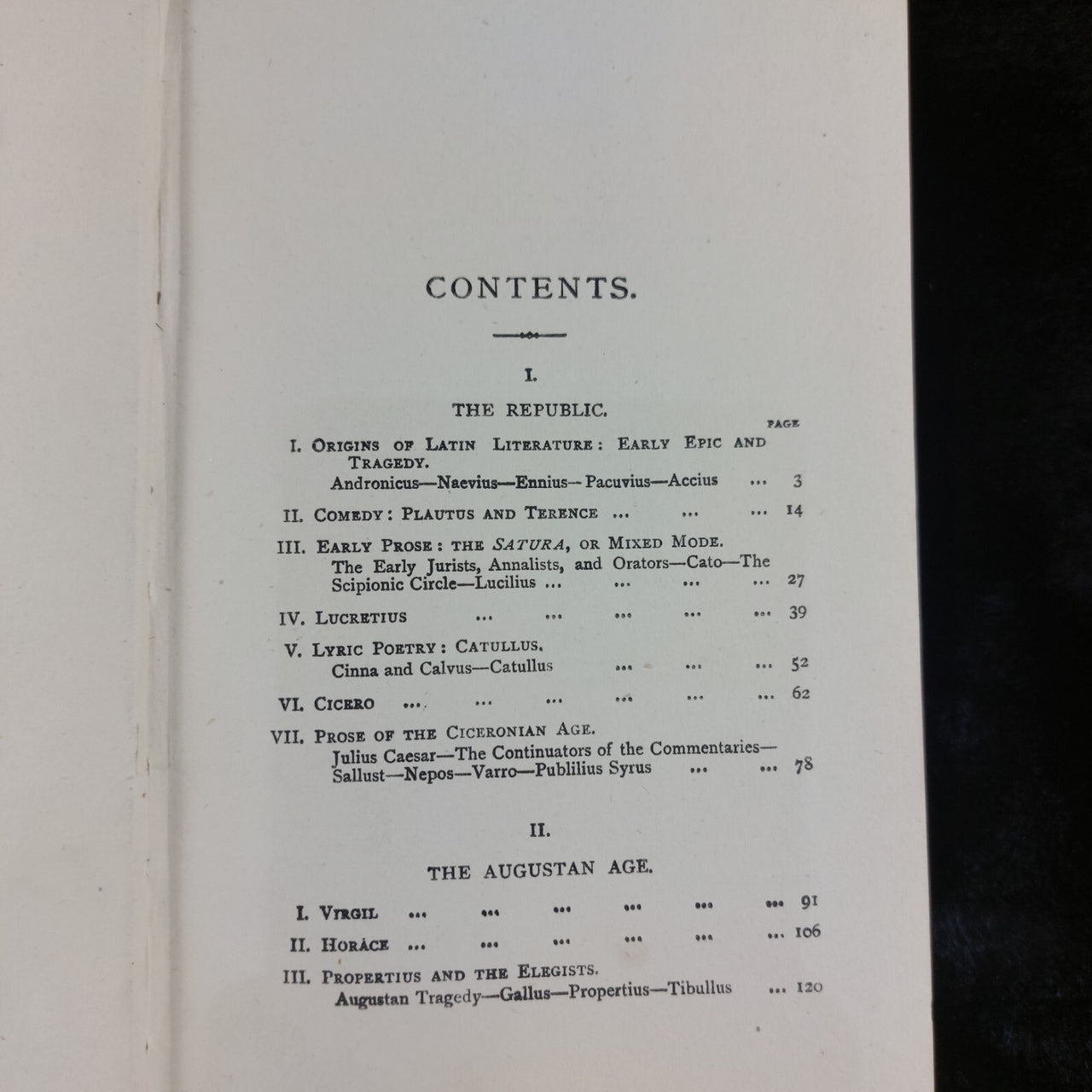 Latin Literature by J.W. Mackail, University Manuals, Vintage 1919 Hardcover6