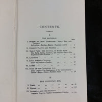 Thumbnail for Latin Literature by J.W. Mackail, University Manuals, Vintage 1919 Hardcover6