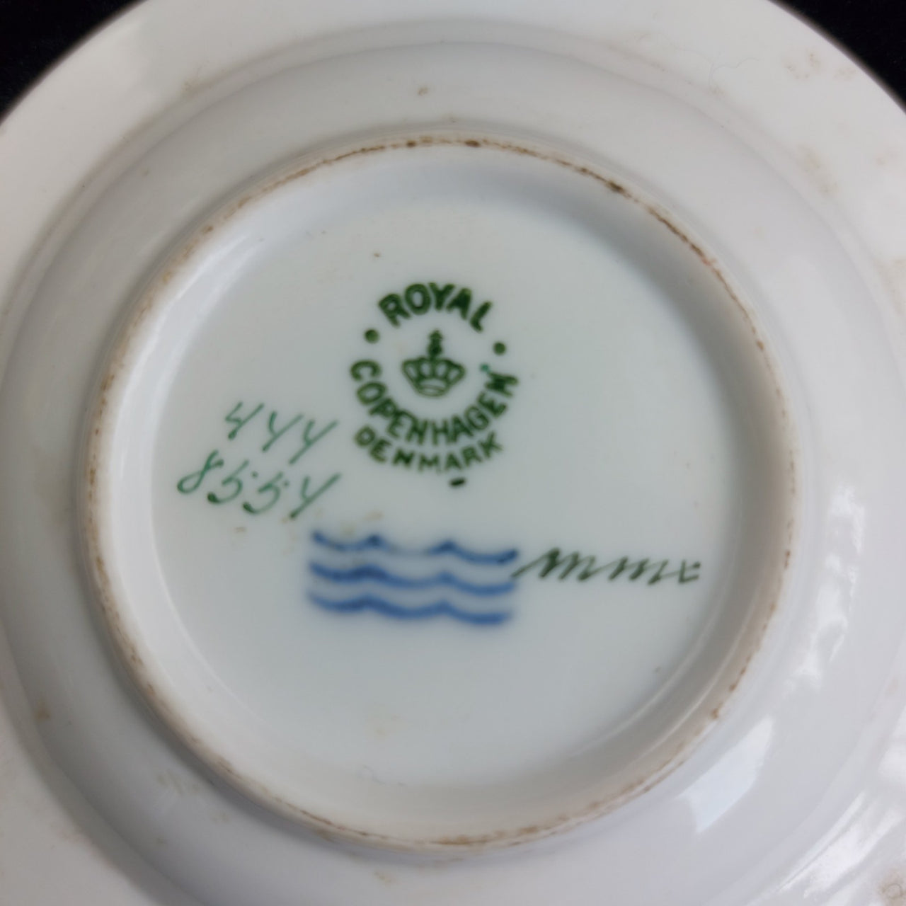 Royal Copenhagen Mini Dish Floral Gilded 10cm Hand Painted Danish Porcelain4
