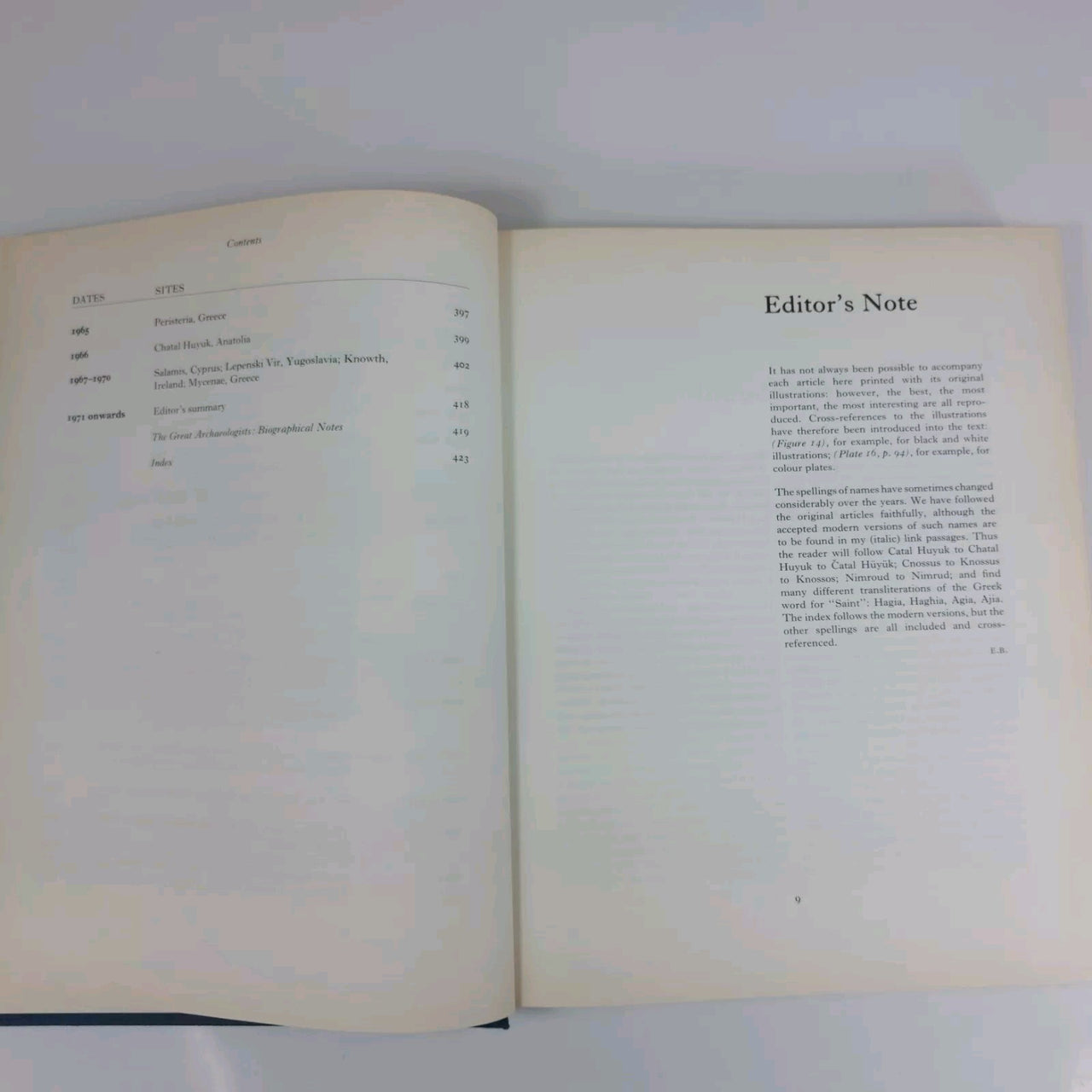 The Great Archaeologists Hardcover book Edited by Edward Bacon - Vintage 19768