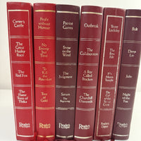 Thumbnail for Reader’s Digest Condensed Books Set x6 1980s 90s Gold Burgundy Hardcover Deco3
