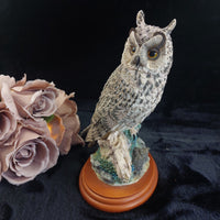 Thumbnail for Border Fine Arts 1998 Long Eared Owl Russell Willis 541729  BFA Birds Figurine0