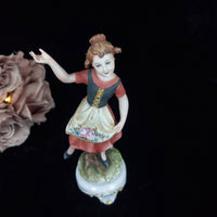 Thumbnail for Capodimonte Lady Figurine Mint Vintage  Made In Italy2