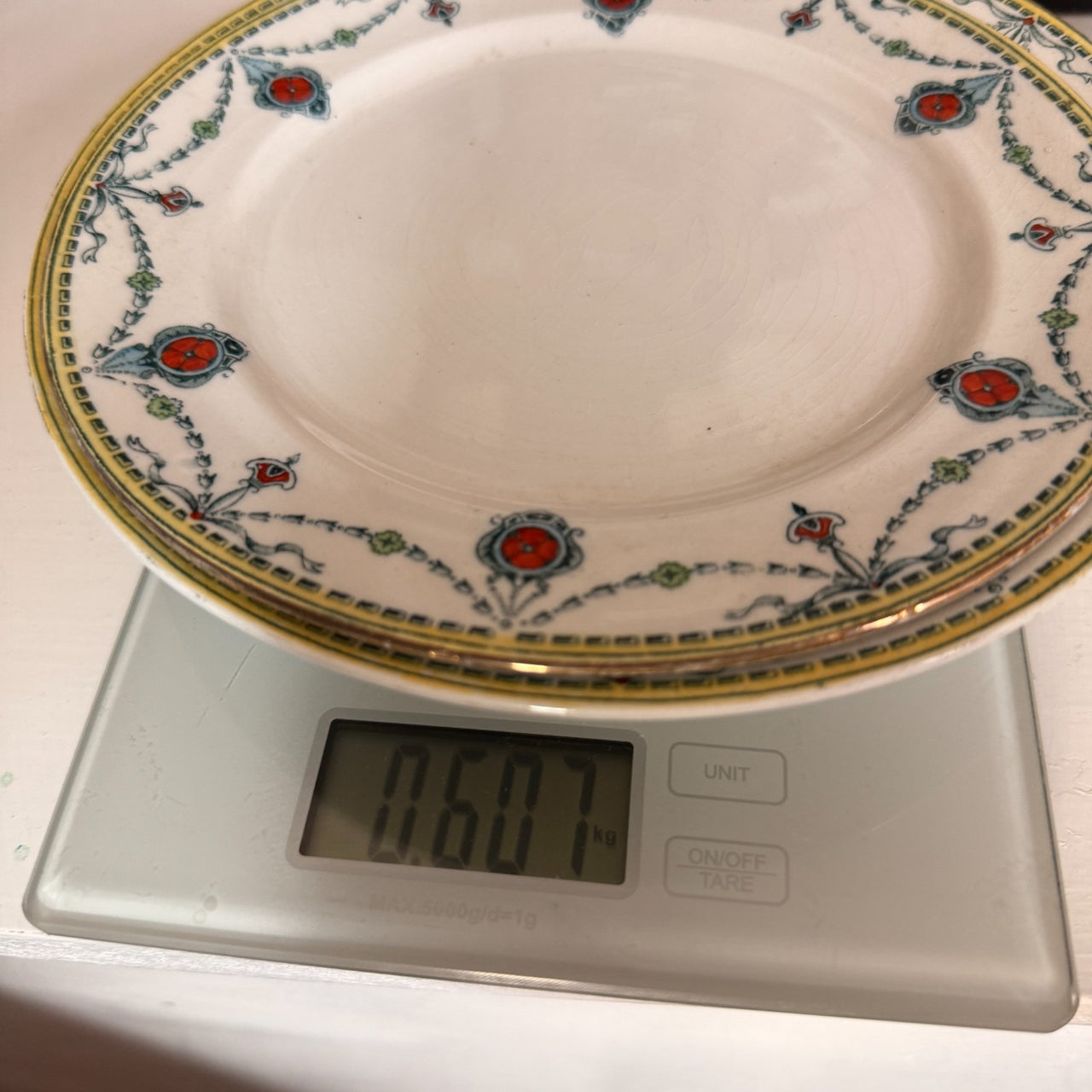 Antique/Vintage Devon Ware Plates (S. F. & Co.) - Pattern "Cecil" Figure England11