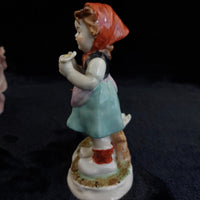 Thumbnail for AK Kaiser Figurine Germany Porcelain Girl with Goose 16cm Hand Painted Small dec11