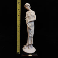 Thumbnail for Giuseppe Armani Figurine 1987 Florence Stunning Lady with Flowers 10