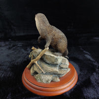 Thumbnail for Border Fine Arts Country Characters A1487 Nipped Otter Figurine Crab 6.5in 20032