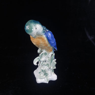 W.R. Germany Porcelain #50 Parrot Figurine 8