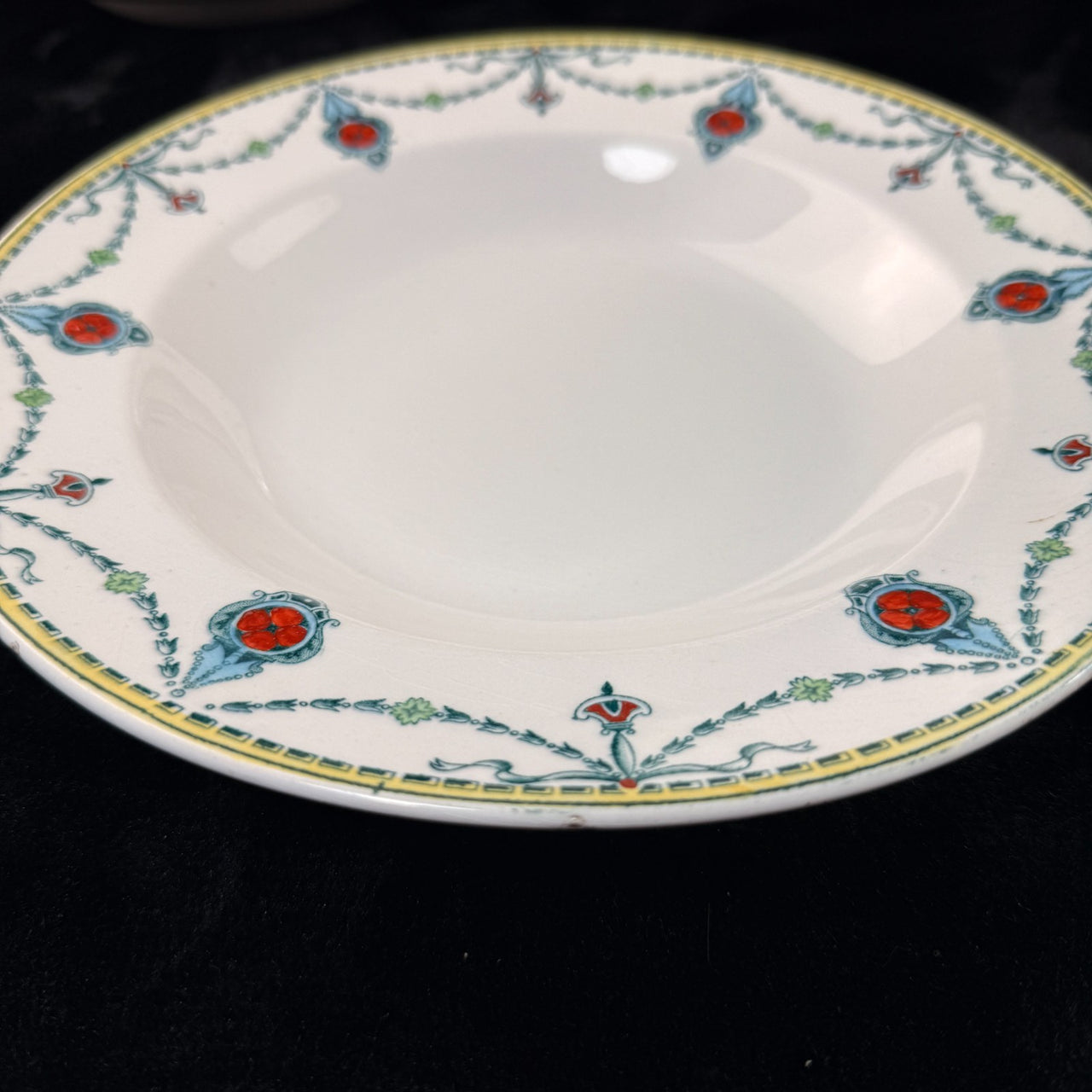 Set of 6 Vintage/Antique Devon Ware (S. F. & Co.) CECIL Shallow Bowls Ornament7