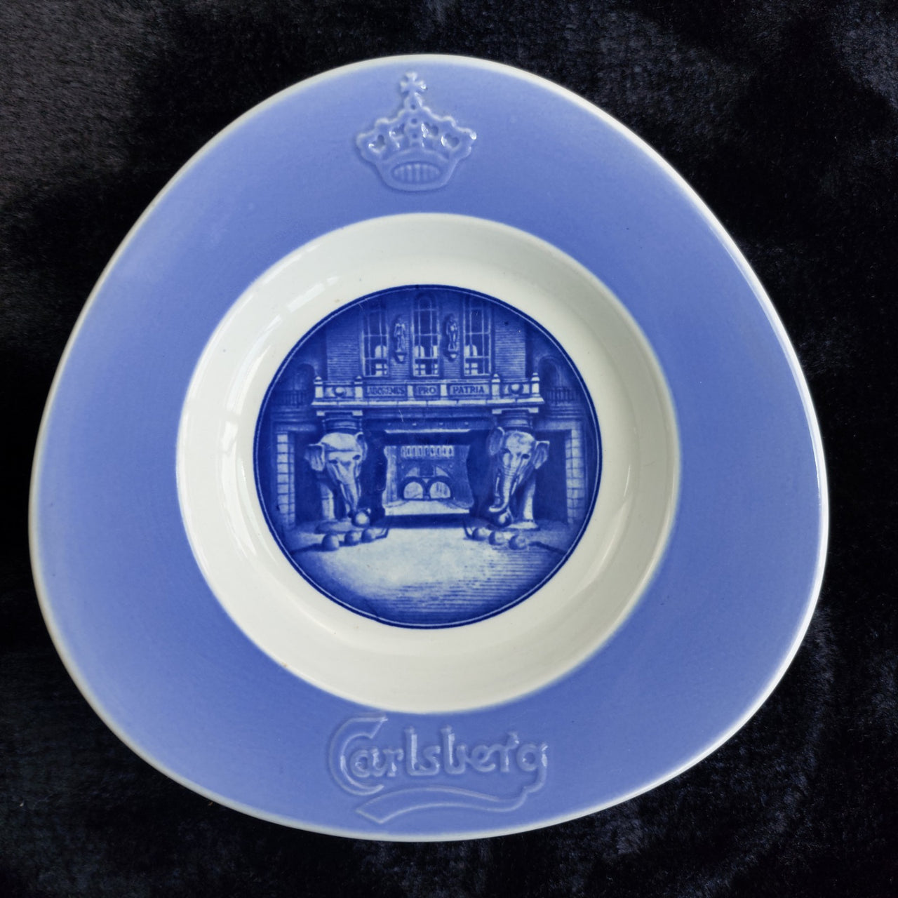 Royal Copenhagen 3 Blue Plates –Carlsberg Collectibles Denmark Set   1977, 1991 14
