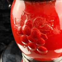 Thumbnail for West Germany Rumtopf Jar Red Glazed Fruit Motif 13