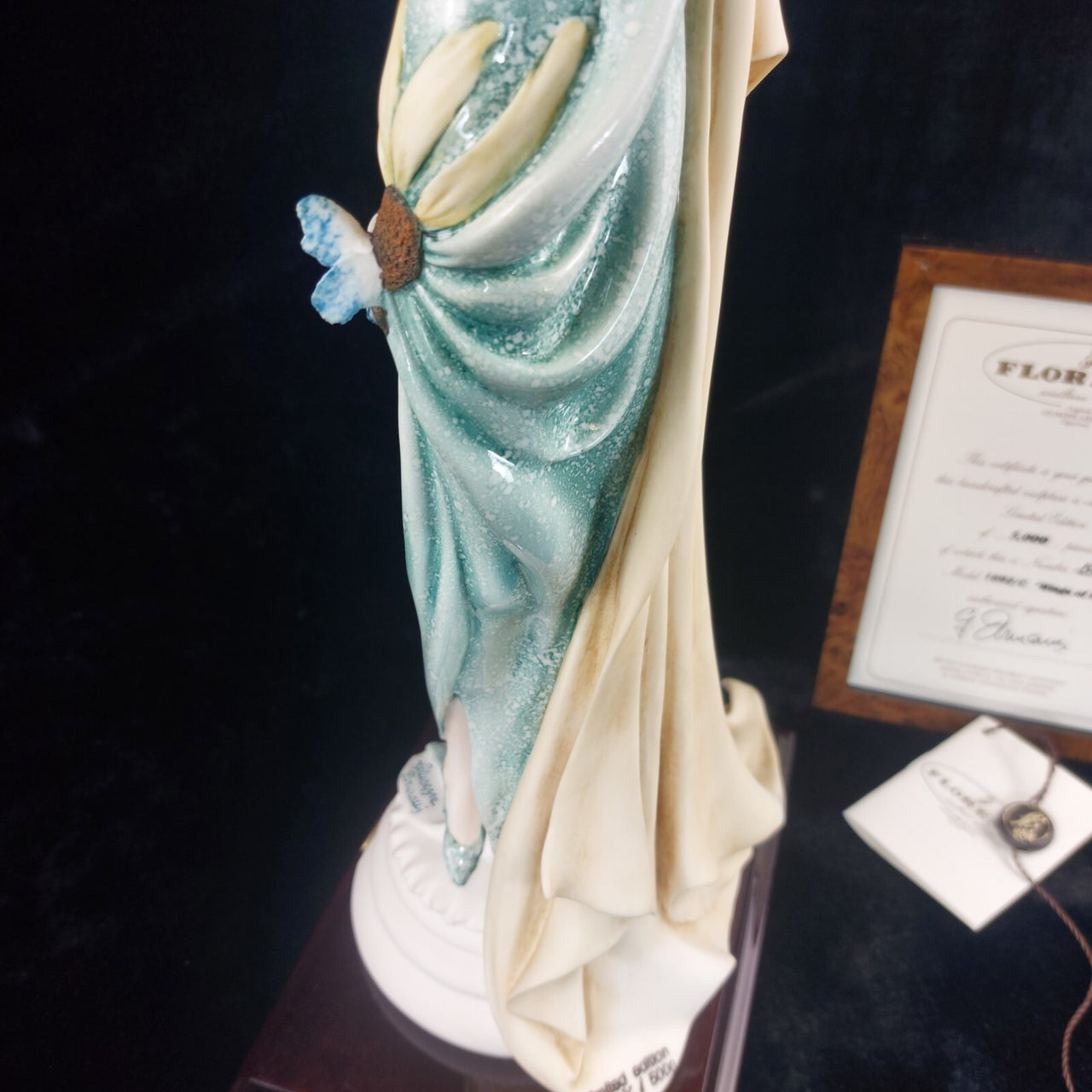 Florence Armani lady figurine Wings of Beauty Box & COA Limited Edition lux deco8