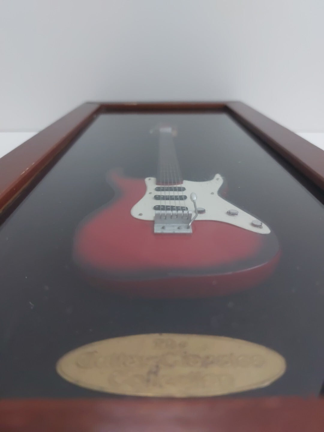 Wooden Frame with Guitar Model, Classics Collection 13"x 6.3" x1.2" object frame0