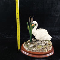 Thumbnail for Border Arts Fine First One In Swan & Cygnets Figurine 1997 Handmade Scotland dec6