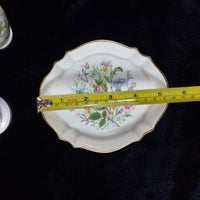 Thumbnail for Aynsley Set gift Wild Tudor Fine Bone China – Vase, Trinket Dish & Candle Holder3