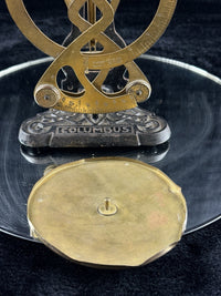 Thumbnail for Columbus Antique Scale Postal Germany 1906 Brass & Cast Iron Balance Weighing5