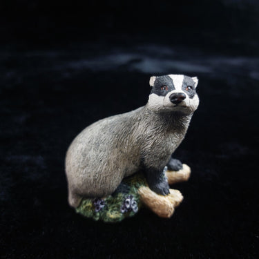 Border Fine Arts Society Woodland Ramble Badger 2005 Figurine B0913  7cm Tall0
