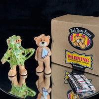 Thumbnail for Bad Taste Bears Chief & Hank Figurines Set Slime Gross Humor Collectible gift0