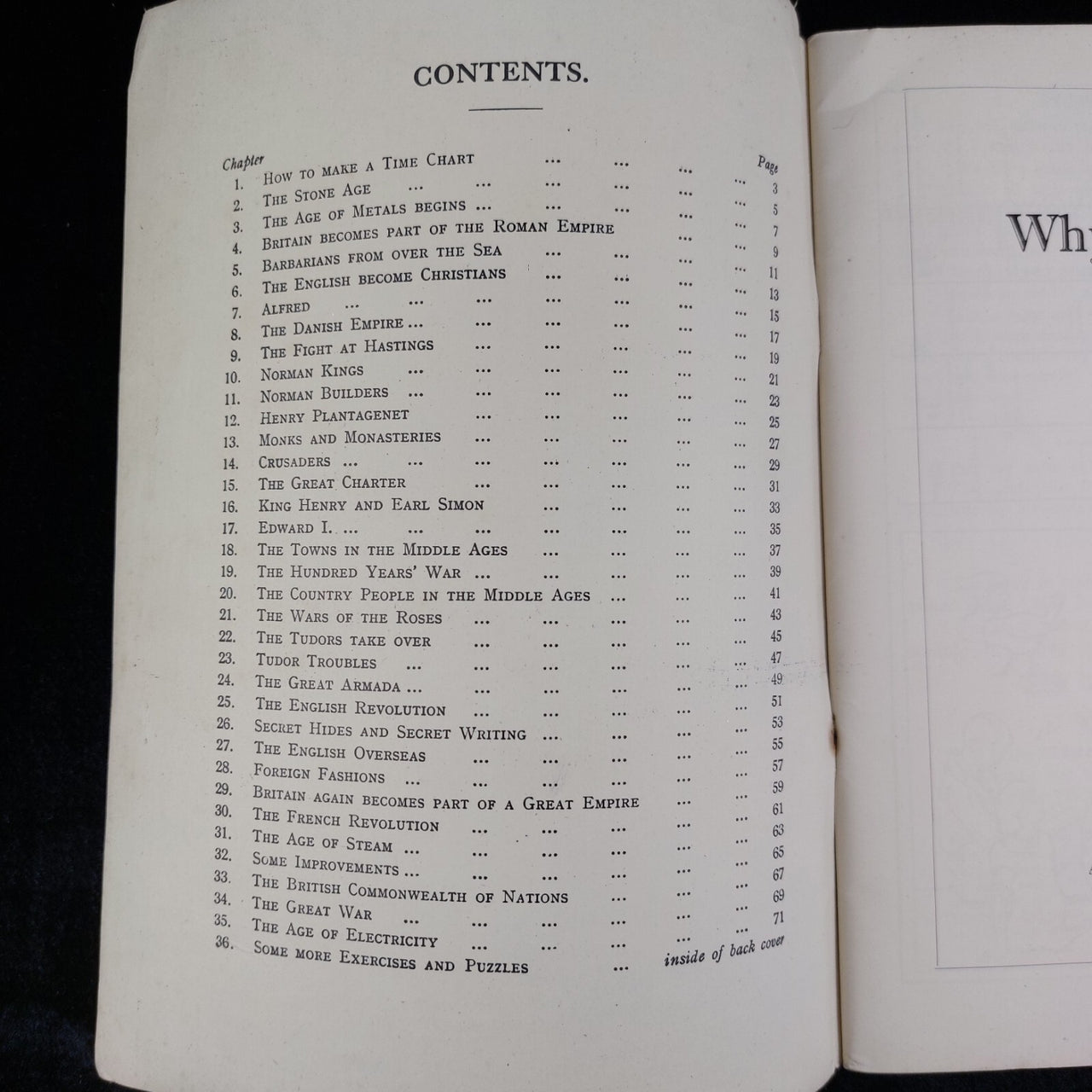 Rare 1949  "Why and When Histories" vintage school Book Four (Helen M. Madeley) 2