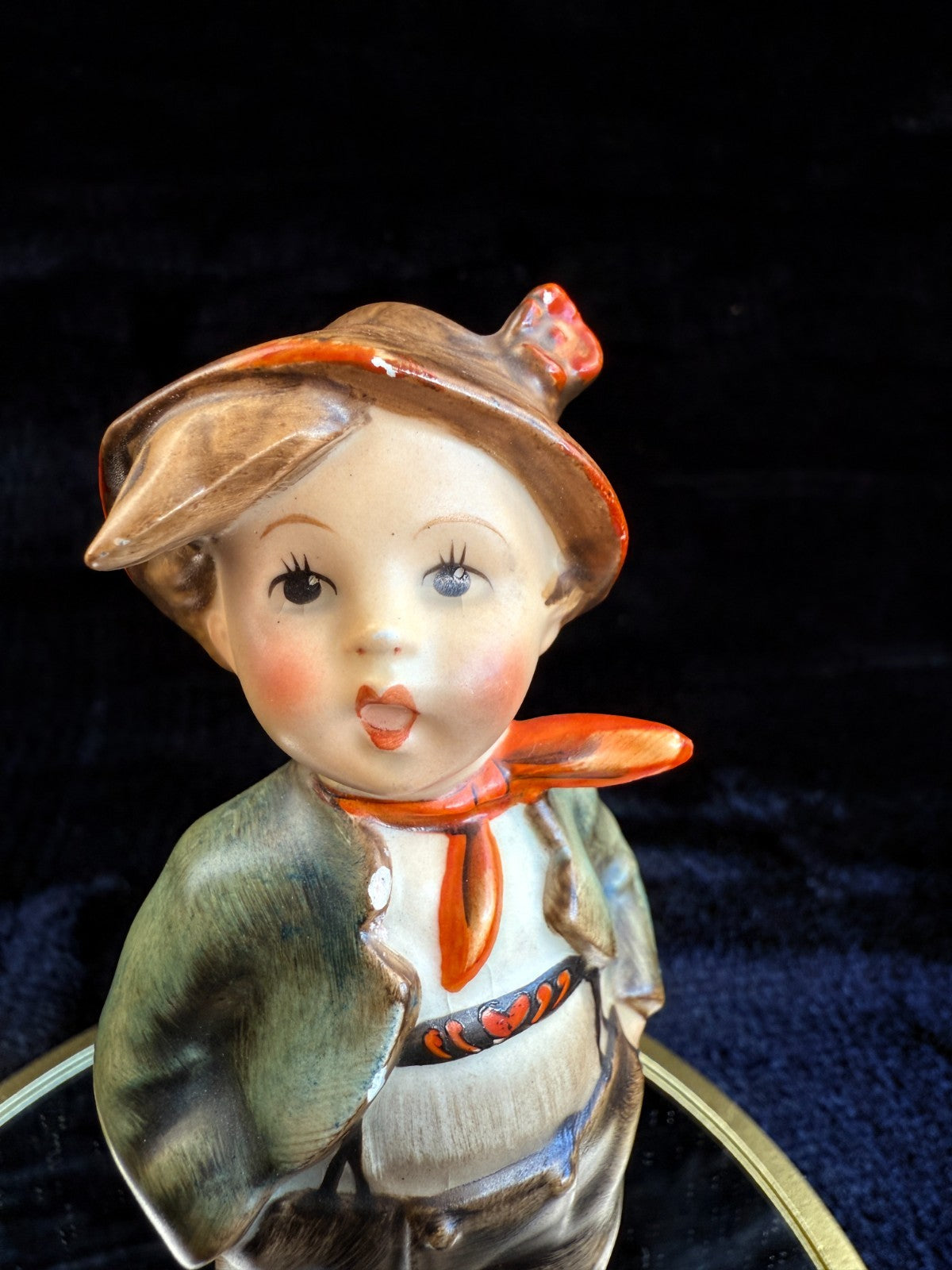Vintage boy Hummel Figurine "West Germany" Mark collectable gift chipped Display1