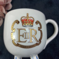 Thumbnail for Carlton Ware Jubilee Queen Mug Cup – Novelty Feet Design England 1952–1977 Pair.6