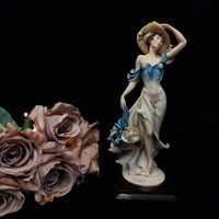 Thumbnail for Florence Armani Joy Figurine Of The Year Blue Dress w Box gift 2002 Porcelain11