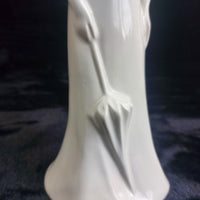 Thumbnail for Art Deco Style White Porcelain Lady with Umbrella Figurine 11