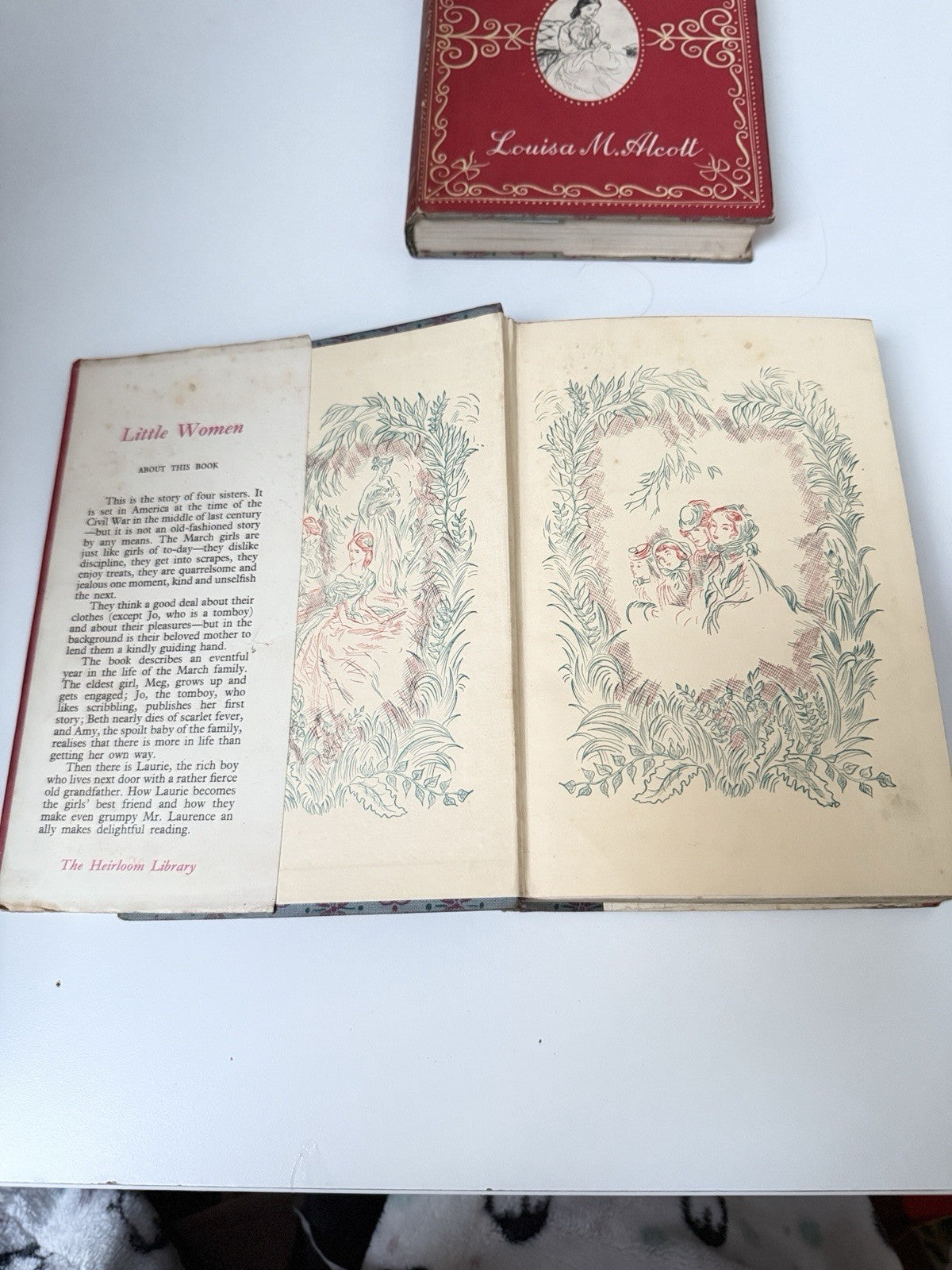 Heirloom Library Louisa Alcott Little Women & Good Wives Illustrated Set Book4
