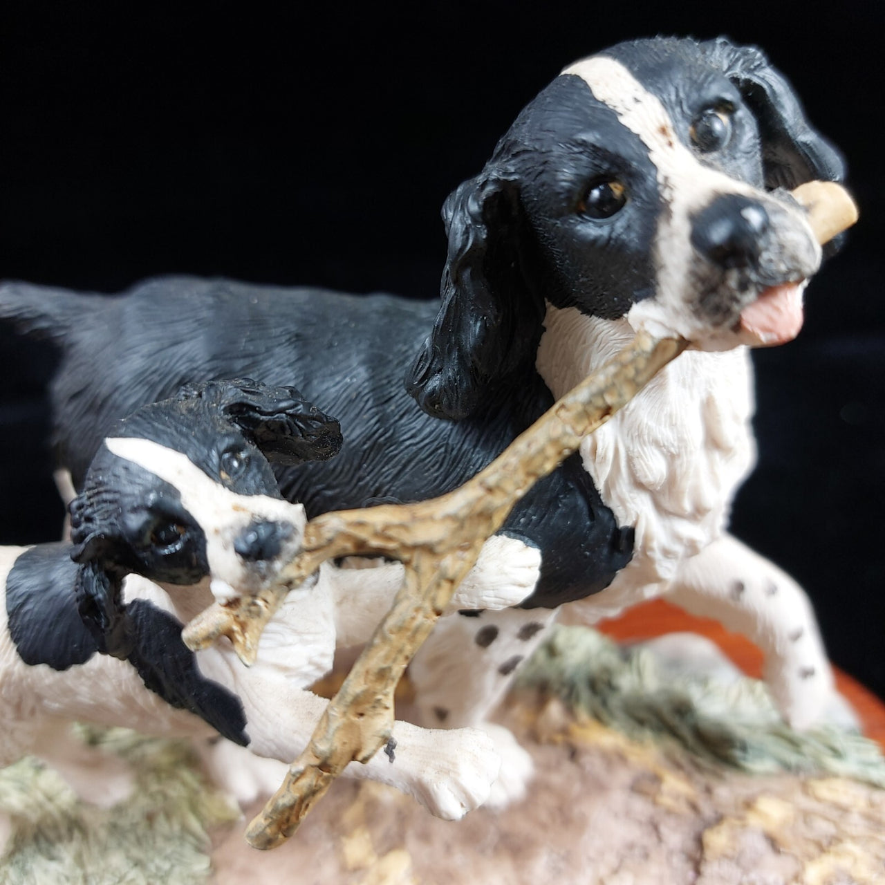Border Fine Arts 'Springer Spaniel & Pup' - J.A. Bubler Collectible Figurine15
