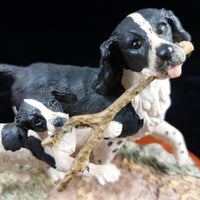 Thumbnail for Border Fine Arts 'Springer Spaniel & Pup' - J.A. Bubler Collectible Figurine15