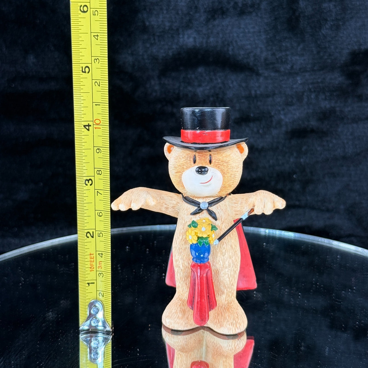 RARE Bad Taste Bear MR. MAGICA Figurine Retired Piranha 2003 Studios funny gift6