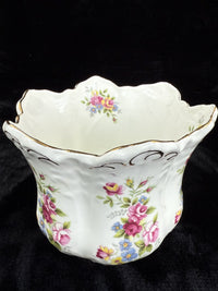 Thumbnail for Stunning St. George & Kenall Fine Bone China Floral vase and Tray Set England.12
