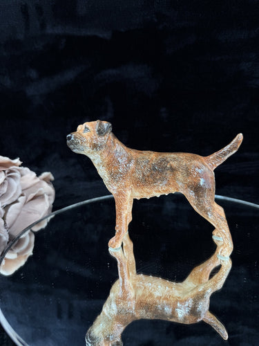 Border Fine Arts Enesco Terrier Dog Figurine - Hand-Painted Scottish 1970 decor1