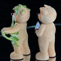 Thumbnail for Bad Taste Bears Chief & Hank Figurines Set Slime Gross Humor Collectible gift5