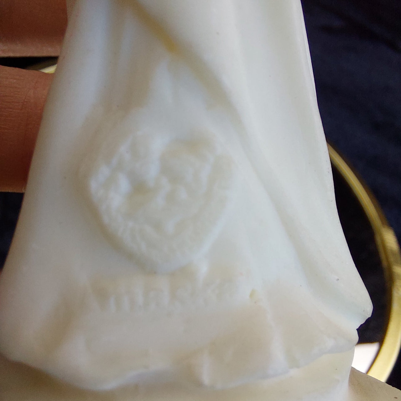Antique Giannelli A. 6.5in Woman Figurine White Marble Resin Italy see pics7