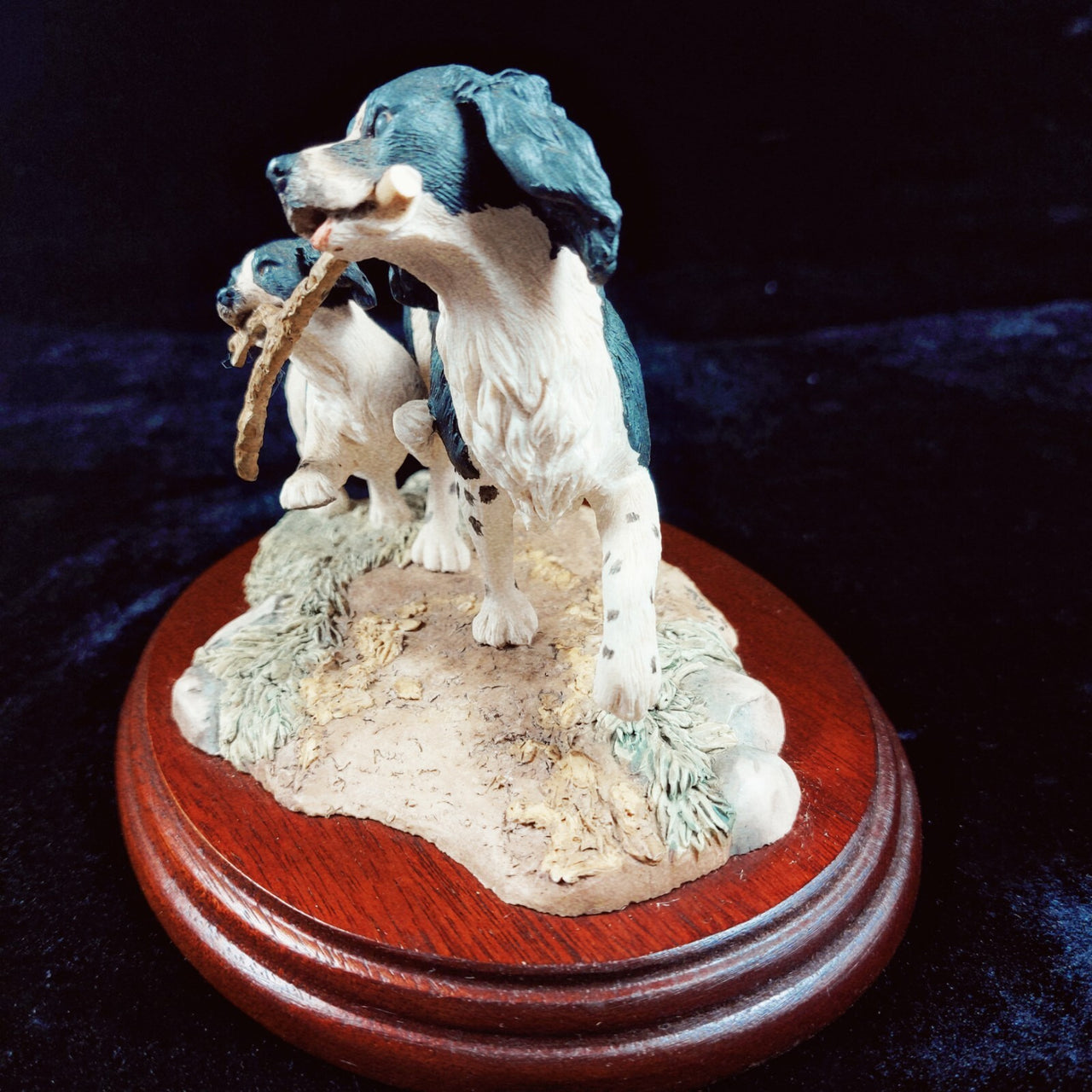 Border Fine Arts 'Springer Spaniel & Pup' - J.A. Bubler Collectible Figurine14