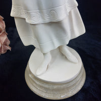 Thumbnail for Studio Bessi G. Lady Figurine Signed Resin, Country, hat damaged 17