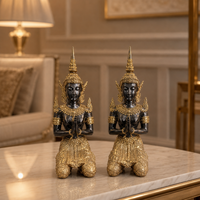 Thumbnail for Thai Bronze Kneeling Praying 8.5